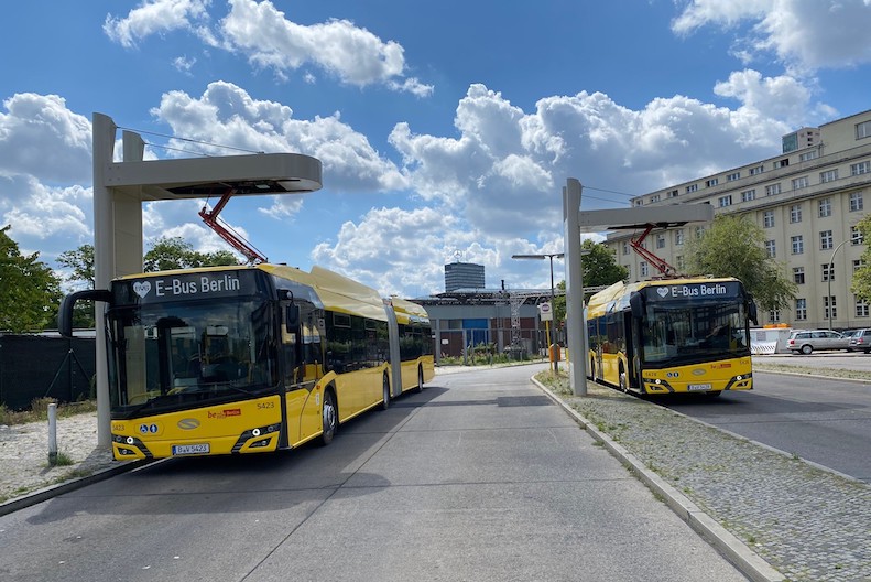 E-Metrobus: Gelegenheitsladen für die Buslinie 200 der BVG